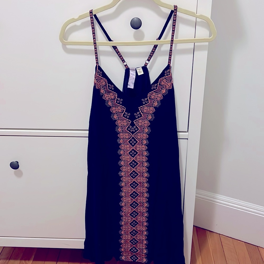 Navy and Pink Dress